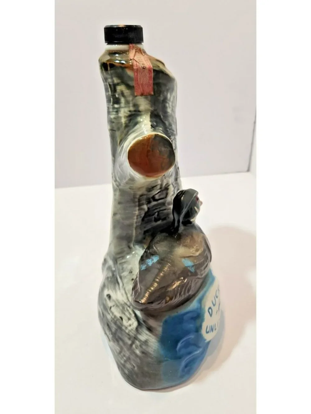 Vtg Ducks Unlimited Jim Beam Decanter Wood Duck 1975 Hunting Collectible